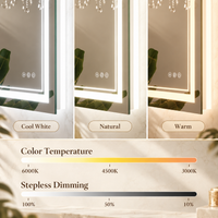 Frontlit & Backlit LED Bathroom Mirror