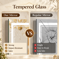 Frontlit & Backlit LED Bathroom Mirror