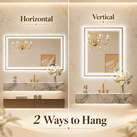 Frontlit & Backlit LED Bathroom Mirror