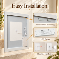 Frontlit & Backlit LED Bathroom Mirror