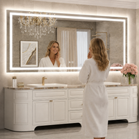 LED Bathroom Mirror Frontlit and Backlit