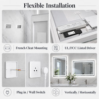 Front & Backlit LED Bathroom Mirror