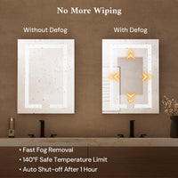 Dual-Lit LED Medicine Cabinet
