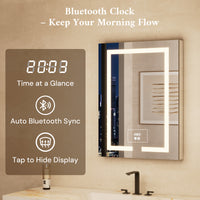 Dual-Lit LED Medicine Cabinet