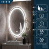 TETOTE Oval Frontlit LED Bathroom Mirror