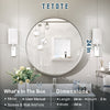 TETOTE Round Mirror for Bathroom