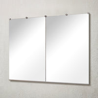 TETOTE Frameless Fitness Mirror Square Square Corner