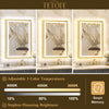 TETOTE Beveled Frame Frontlit & Backlit Mirror