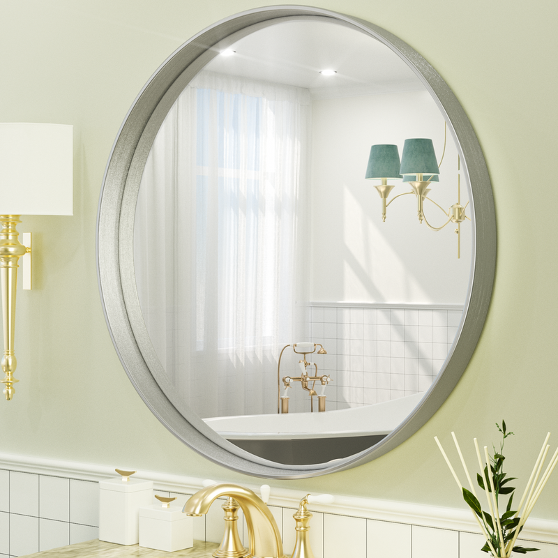 TETOTE Round Mirror for Bathroom