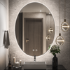 TETOTE Oval LED Bathroom Backlit Mirror