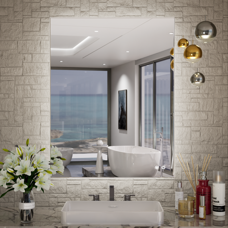 Backlit LED Bathroom Mirror with Lights