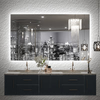 Backlit LED Bathroom Mirror with Lights