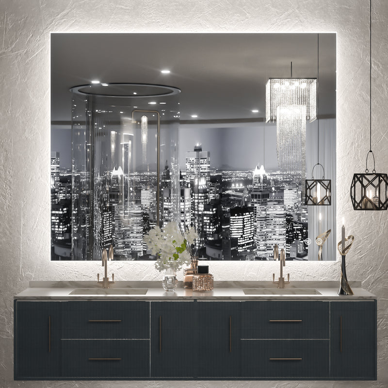 Backlit LED Bathroom Mirror with Lights